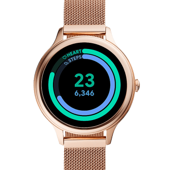fossil 5e smartwatch rose gold